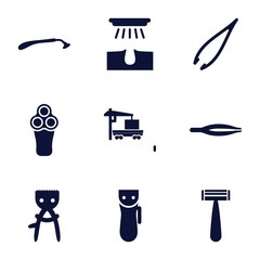 Poster - Set of 9 removal filled icons