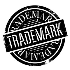 Sticker - Trademark rubber stamp. Grunge design with dust scratches. Effects can be easily removed for a clean, crisp look. Color is easily changed.