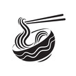 icon noodle, vector