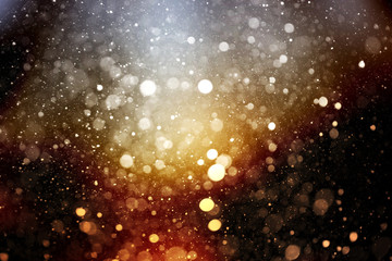 Pattern made of bright bokeh