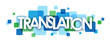 TRANSLATION Vector Letters Icon 