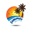 Summer logo vector