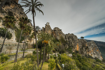  Guadalest castle of San Jose in Alicante, Spain