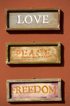 Love, Peace, Freedom