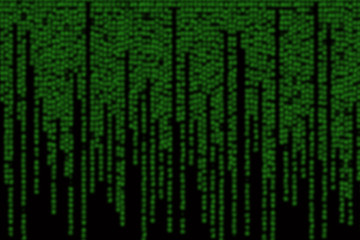 Wall Mural - green abstract blur background, technology