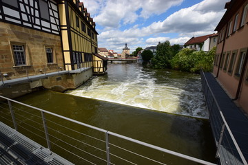 Wall Mural - View in the historical town of Bamberg, Bavaria, region Upper Franconia, Germany