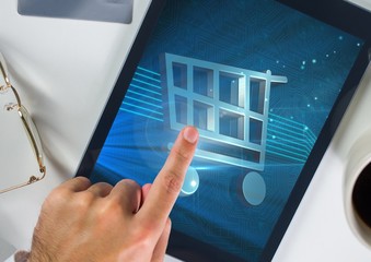 Poster - Conceptual image of online shopping