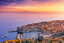 Sunset In Dubrovnik