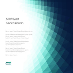 Poster - Abstract pattern of a variety of geometric shapes on a white background.