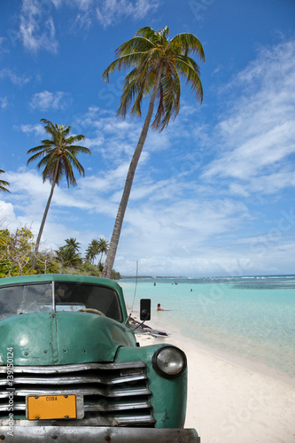 Voiture Cubaine Sur La Plage Stock Photo Adobe Stock Voiture Cubaine Sur La Plage Stock Photo Adobe Stock