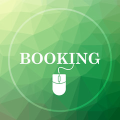 Canvas Print - Booking icon