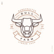 bull farm linear logo