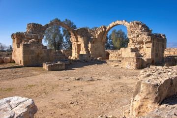 Fototapete - Paphos archaeological park at Kato Pafos in Cyprus