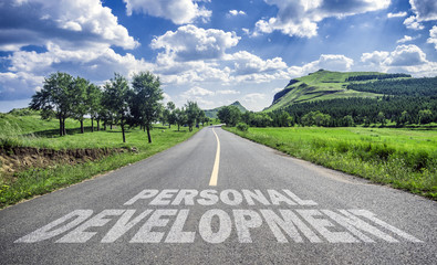 Wall Mural - road to personal development