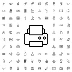 Poster - printer icon illustration