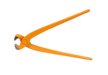Orange Wire Cutter Isolated On White Background