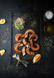 Grilled octopus with spices and lemon