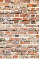 Wall Mural - Lime mortar brick wall background