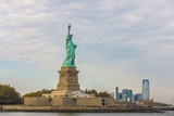 Fototapeta Miasta - Statue of Liberty, New York City , USA .