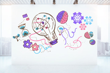 Aufkleber - Creative thinking concept