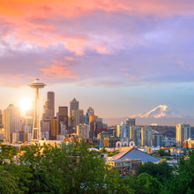 View Of Downtown Seattle Skyline