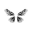 Butterfly wings vector emblem