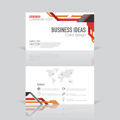 Wall Mural - Modern, creative and clean business card