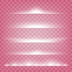 Wall Mural - Creative concept Vector set of glow light effect stars bursts with sparkles isolated on black background. For illustration template art design, banner for Christmas celebrate, magic flash energy ray.