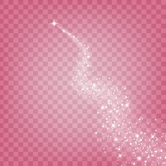 Wall Mural - Creative concept Vector set of glow light effect stars bursts with sparkles isolated on black background. For illustration template art design, banner for Christmas celebrate, magic flash energy ray.