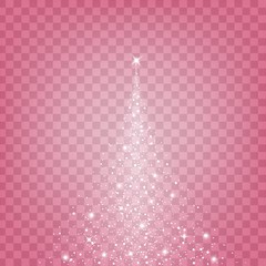 Wall Mural - Creative concept Vector set of glow light effect stars bursts with sparkles isolated on black background. For illustration template art design, banner for Christmas celebrate, magic flash energy ray.