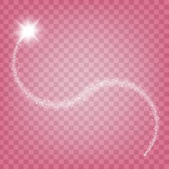 Wall Mural - Creative concept Vector set of glow light effect stars bursts with sparkles isolated on black background. For illustration template art design, banner for Christmas celebrate, magic flash energy ray.