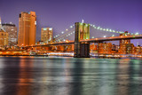 Fototapeta  - view of new york city at night