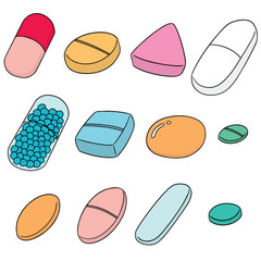 vector set of medicine