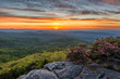 Scenic sunrise, linville Gorge, North Carolina