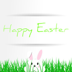 Wall Mural - happy easter - easter rabbit