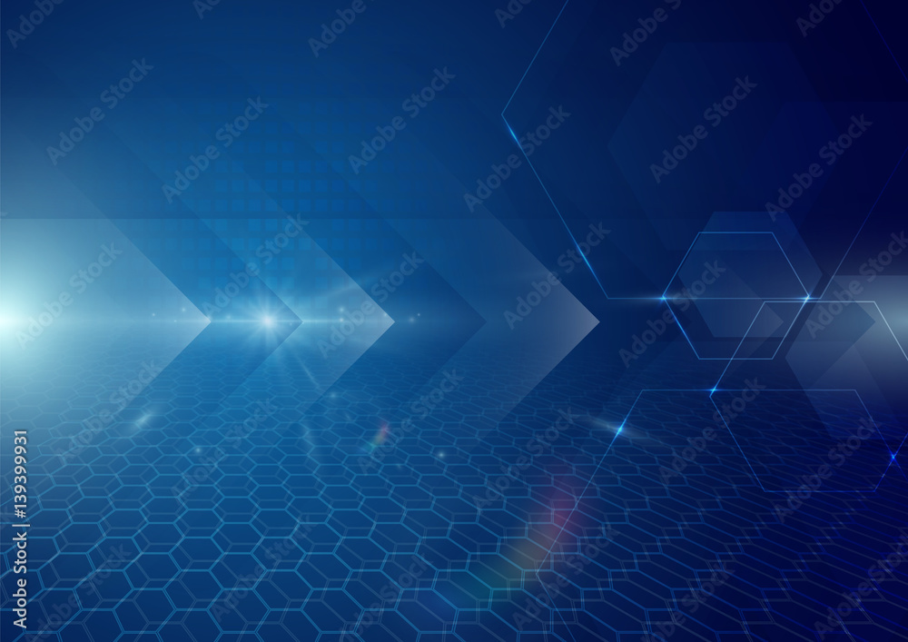 Abstract technology digital hi tech concept background Stock Vector ...