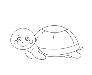 Wall Mural - Turtle  for coloring book