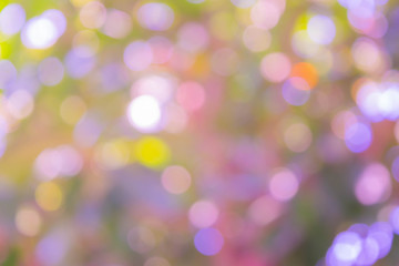 Wall Mural - abstract colorful natural circle bokeh light in pastel tone for background wallpaper and design, def