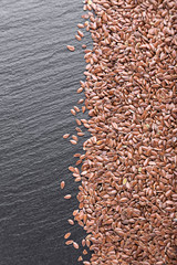 flax seeds background