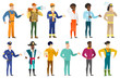 © Visual Generation - Vector set of professions characters.