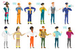© Visual Generation - Vector set of professions characters.