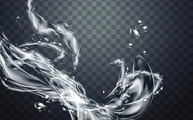 Wall Mural - water flow effect