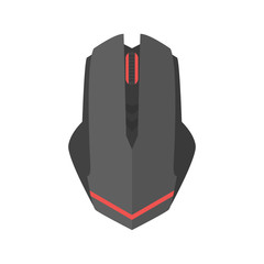 Fototapete - computer mouse icon vector scrolling equipment.