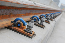 Rail Fastener For Hold Rail With Concrete Track Plinth Of Sky Train