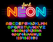 Round Neon Font