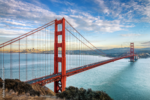 Golden Gate Bridge, San Francisco Lerretsbilde