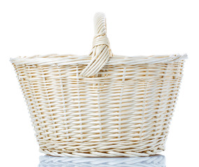 basket isolated on white background