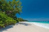 Fototapeta Sawanna - Beautiful and Breathtaking tropical beach at Thacai Island, Thailand