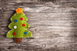 Christmas background with tree 