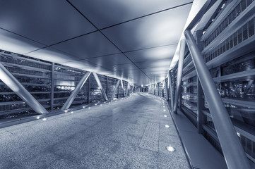 Poster - Empty pedestrian walkway